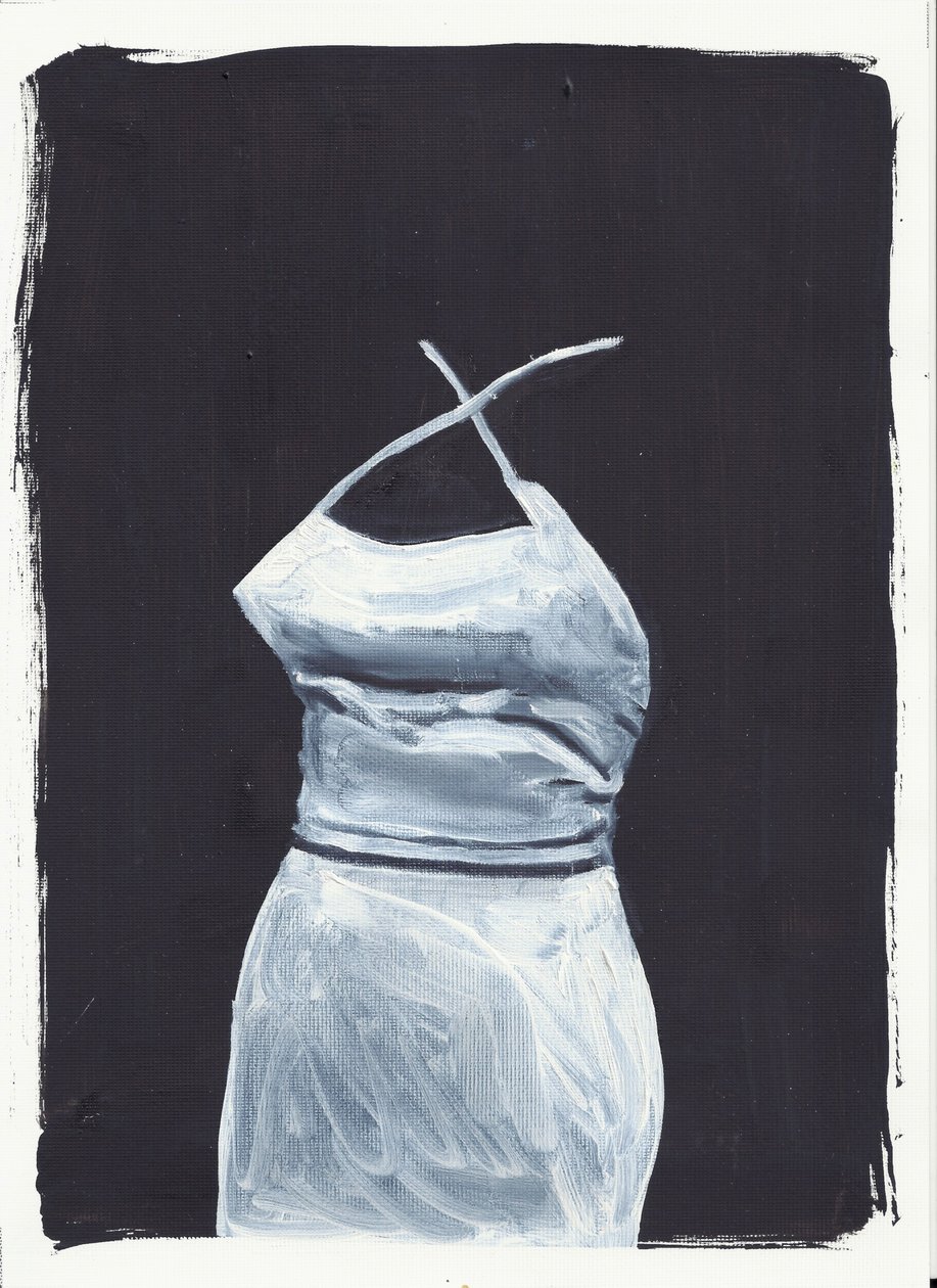 The Girl Upstairs 1, front, 2012 (huile et acrylique sur papier) - Cathy Lomax