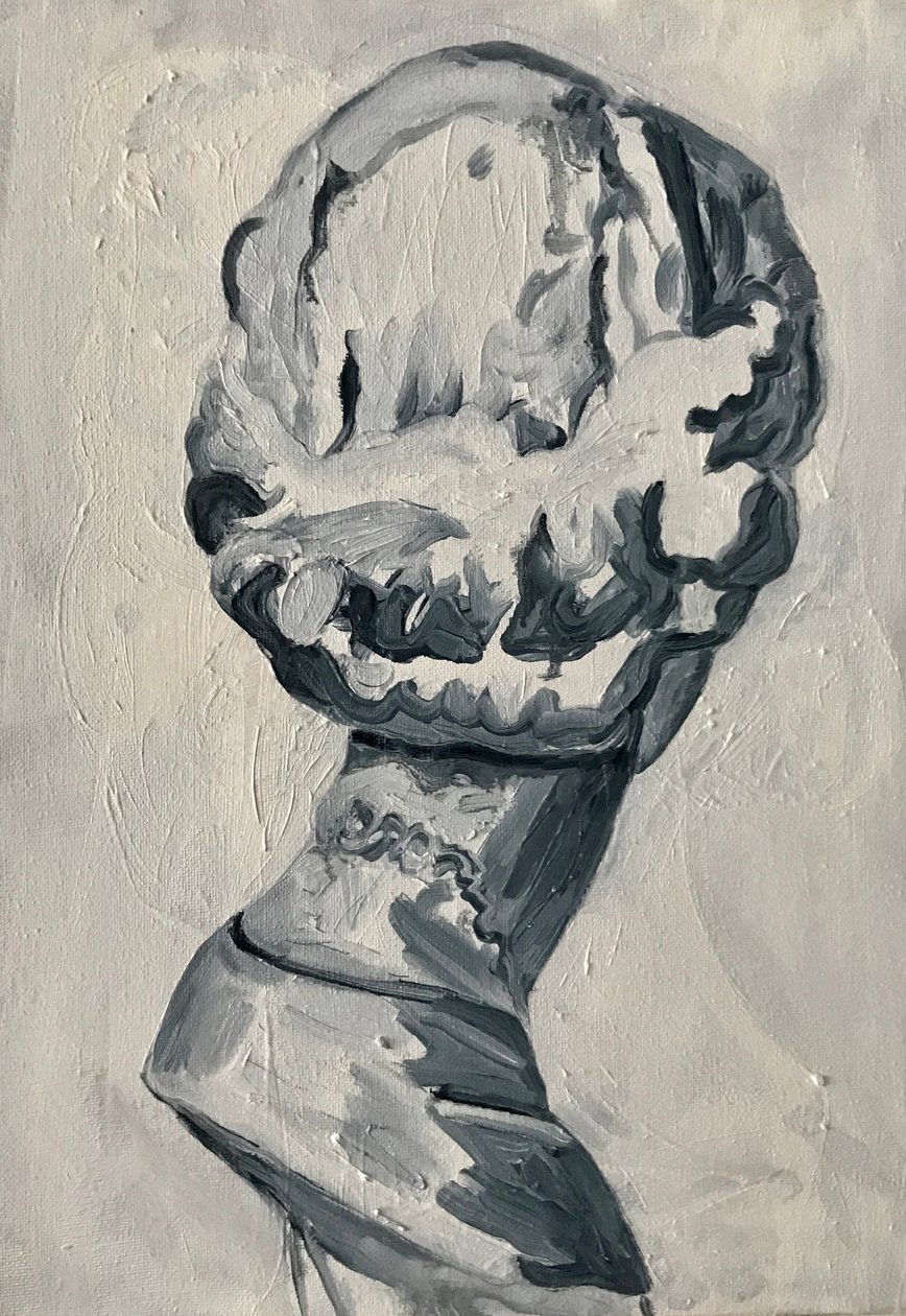 Les jeunes filles joyeuses : Harper, 2017 (huile sur lin) - Cathy Lomax