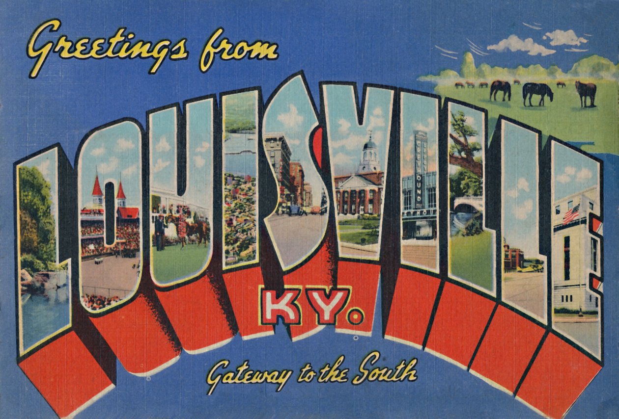 Salutations de Louisville Ky. - Porte du Sud, 1942 - Caufield and Shook