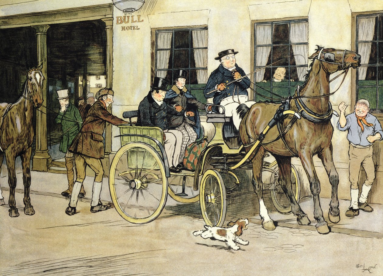 Les Pickwickiens partent de l