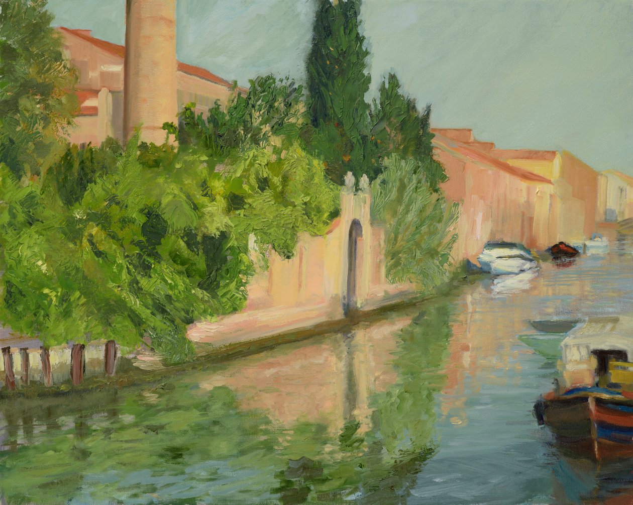 Canal Turn, jardins de Fortuny (peinture) - Celia Montague