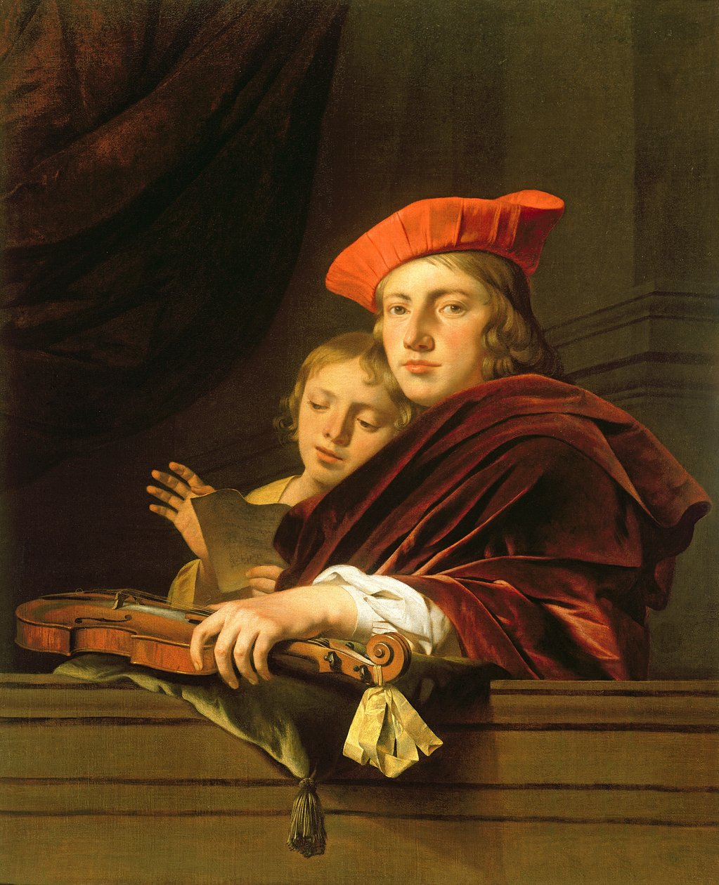 Deux musiciens - Cesar Boetius van Everdingen