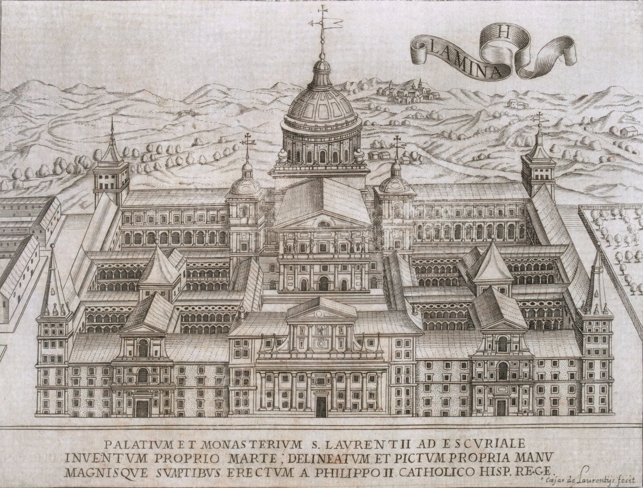 Palais et monastère de Saint-Laurent à l