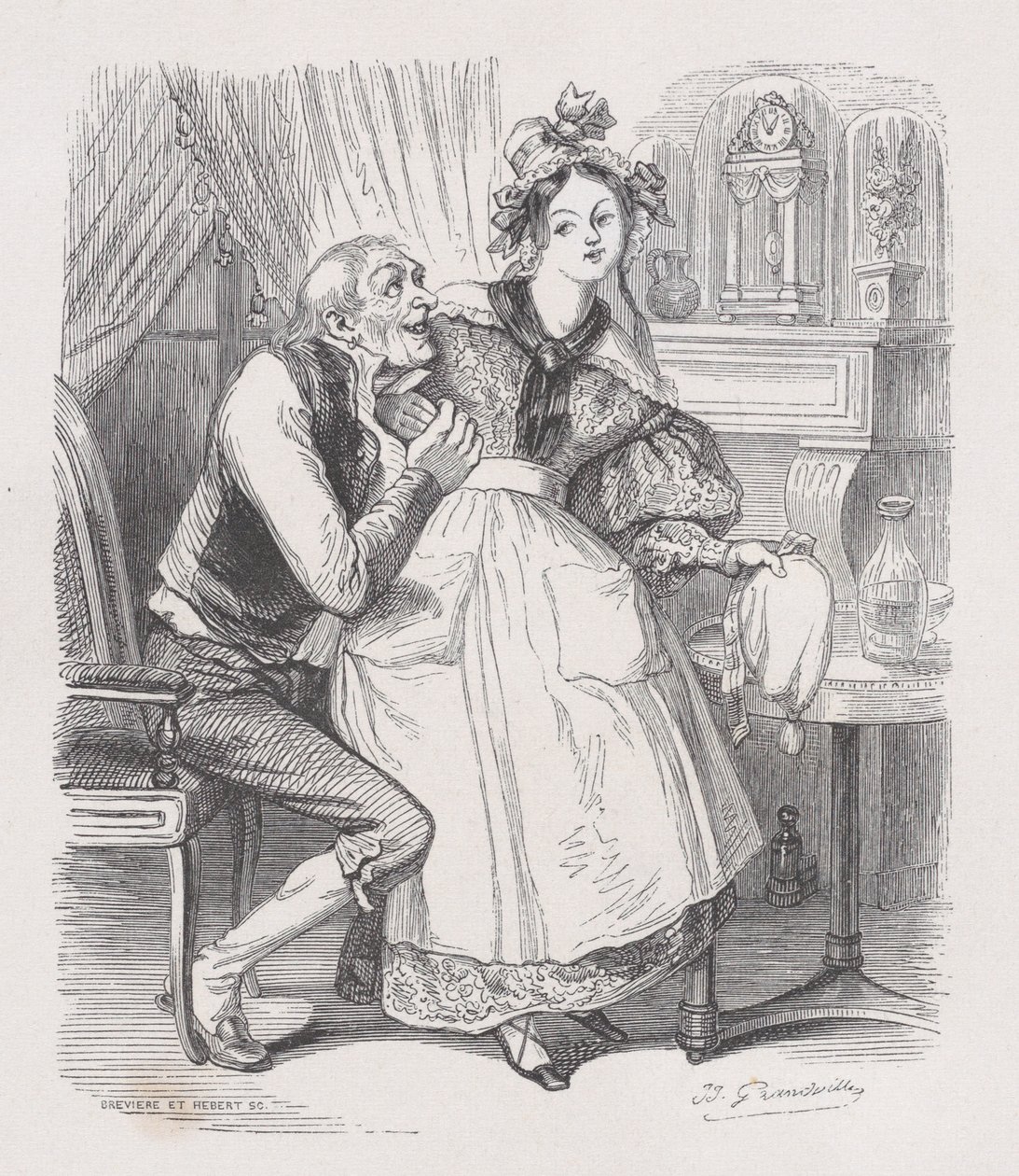 Le vieux célibataire de L