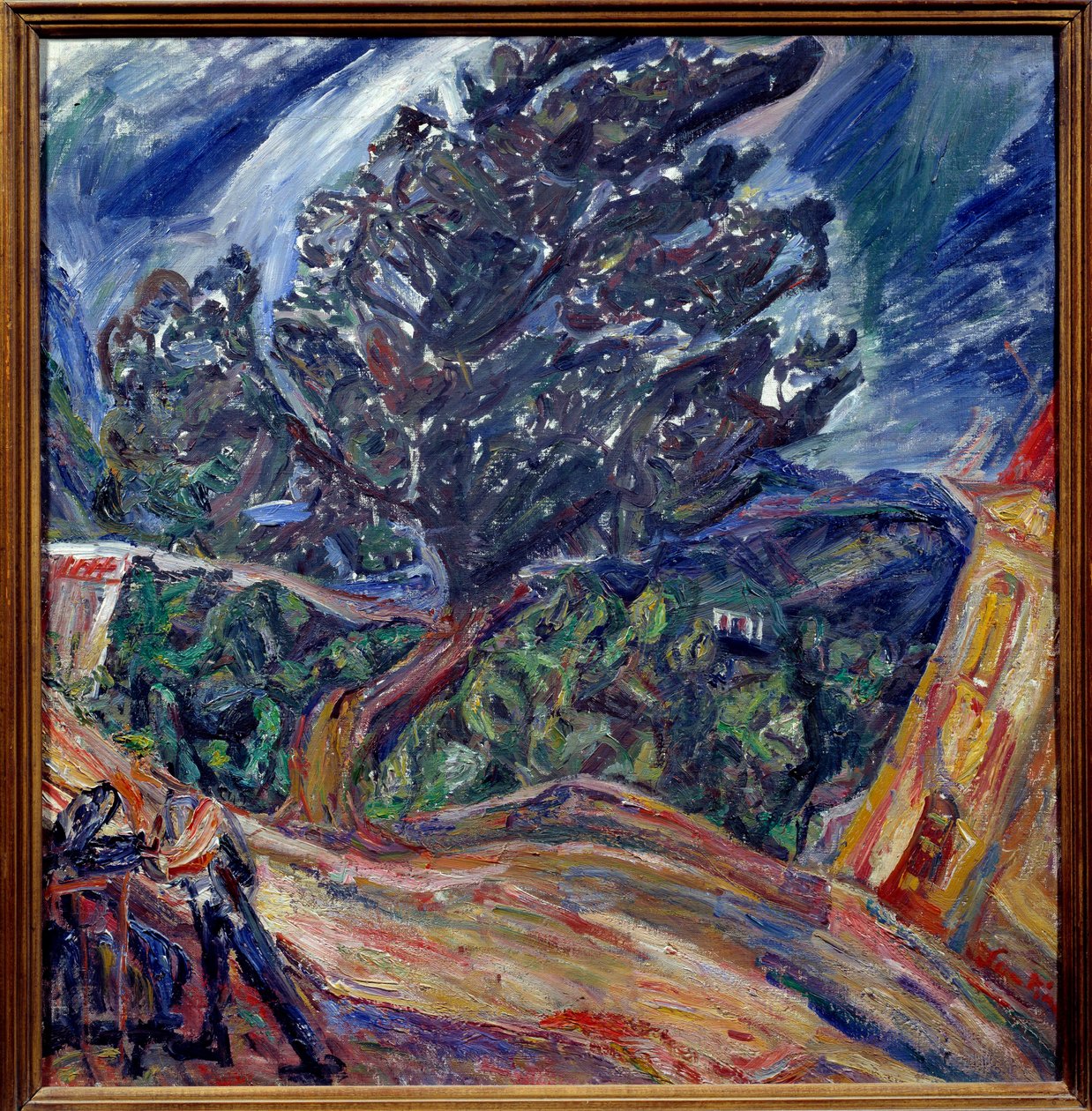Grand arbre bleu par Chaim Soutine - Chaim Soutine