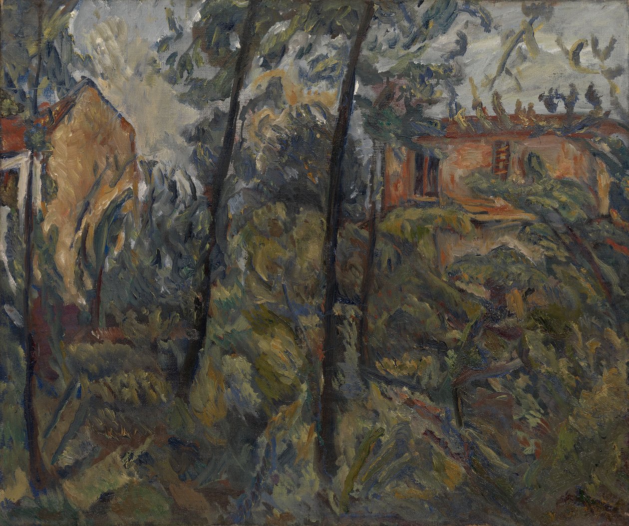 Paysage avec maisons, vers 1918 - Chaim Soutine