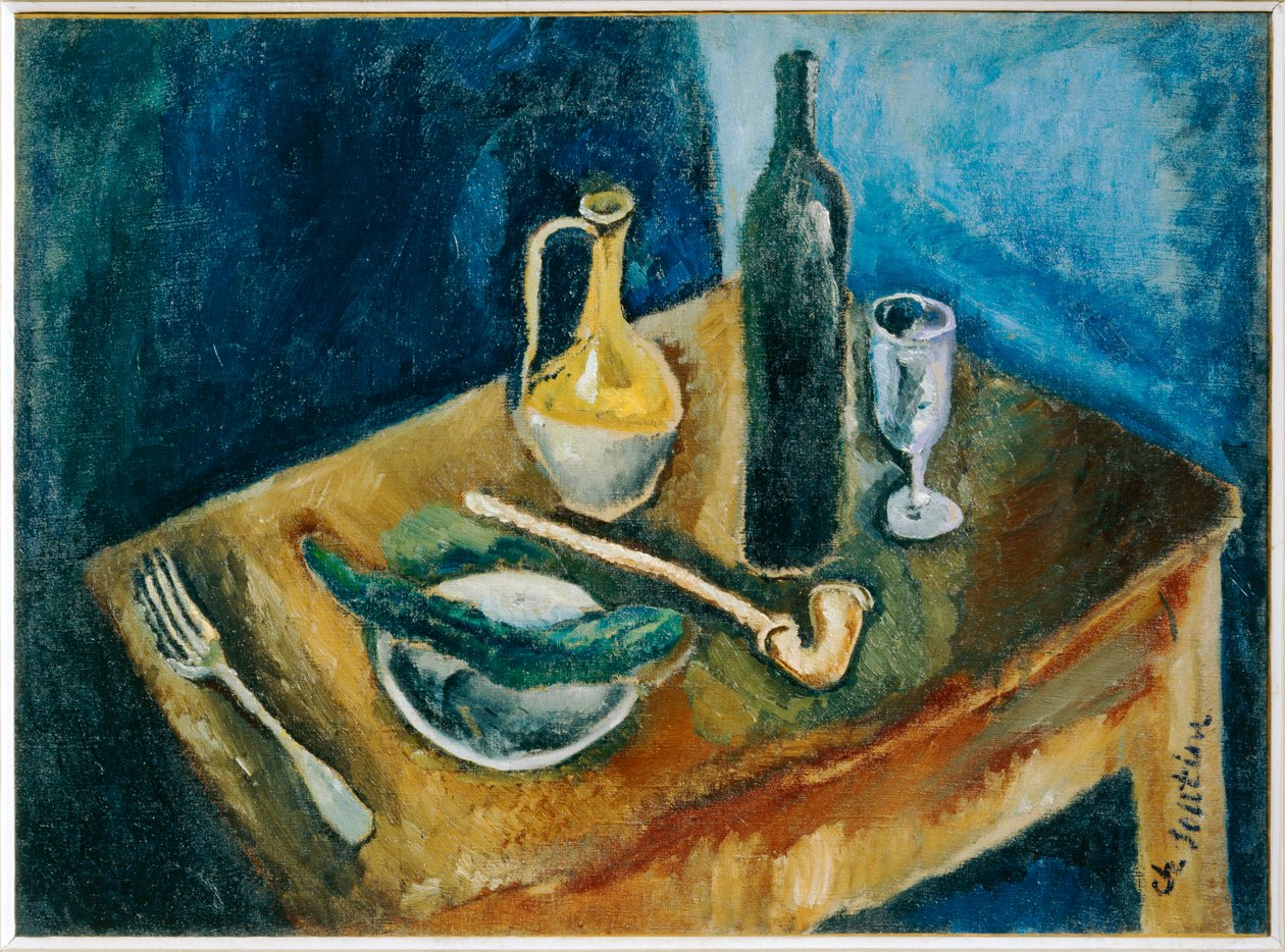 Nature morte à la pipe - Still life with pipe MNPL … - Chaim Soutine