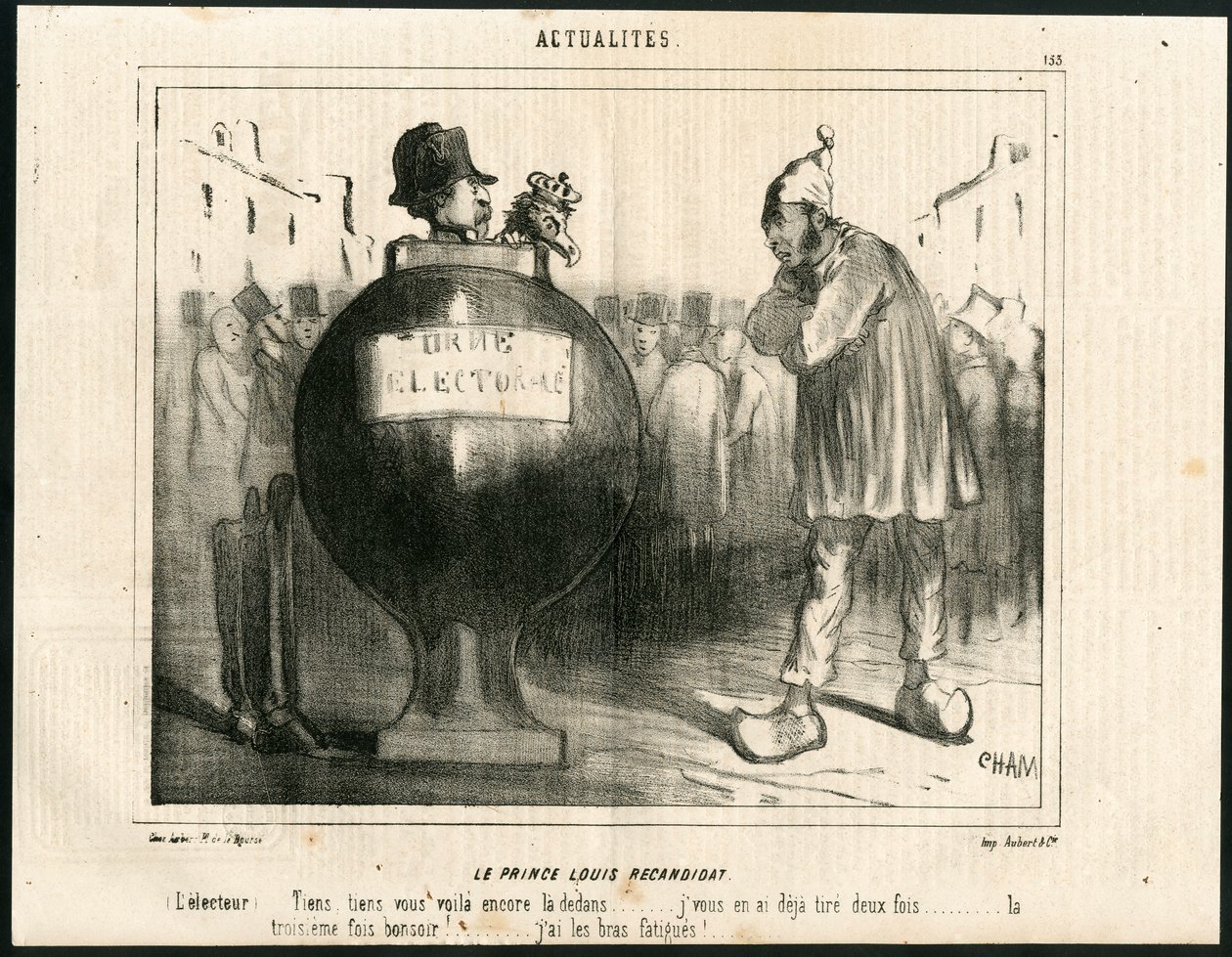 Le Charivari, Satirique en N & B - Amédée de Noé
