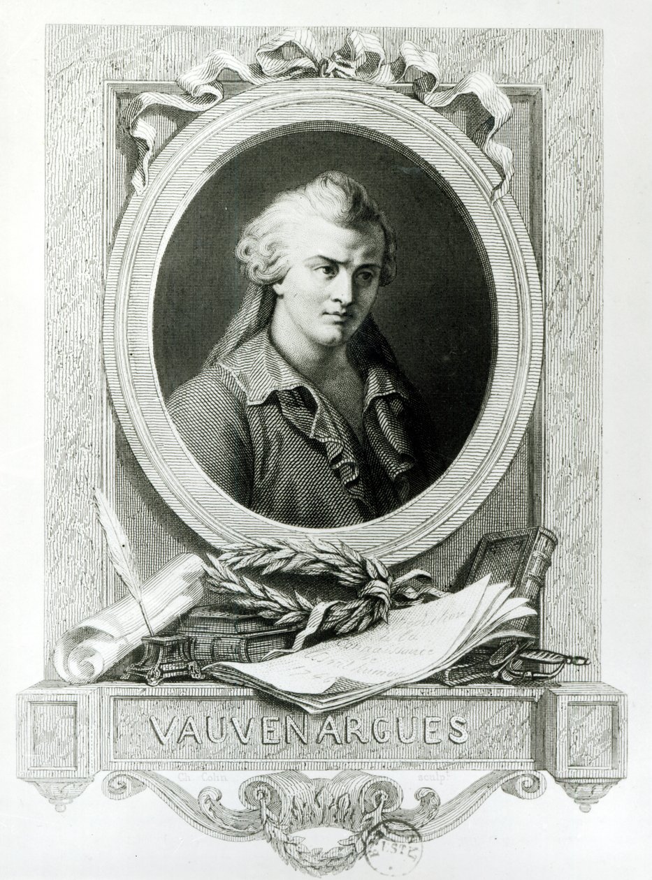 Luc de Clapiers (1715-47) Marquis de Vauvenargues - Charles Amedee Colin