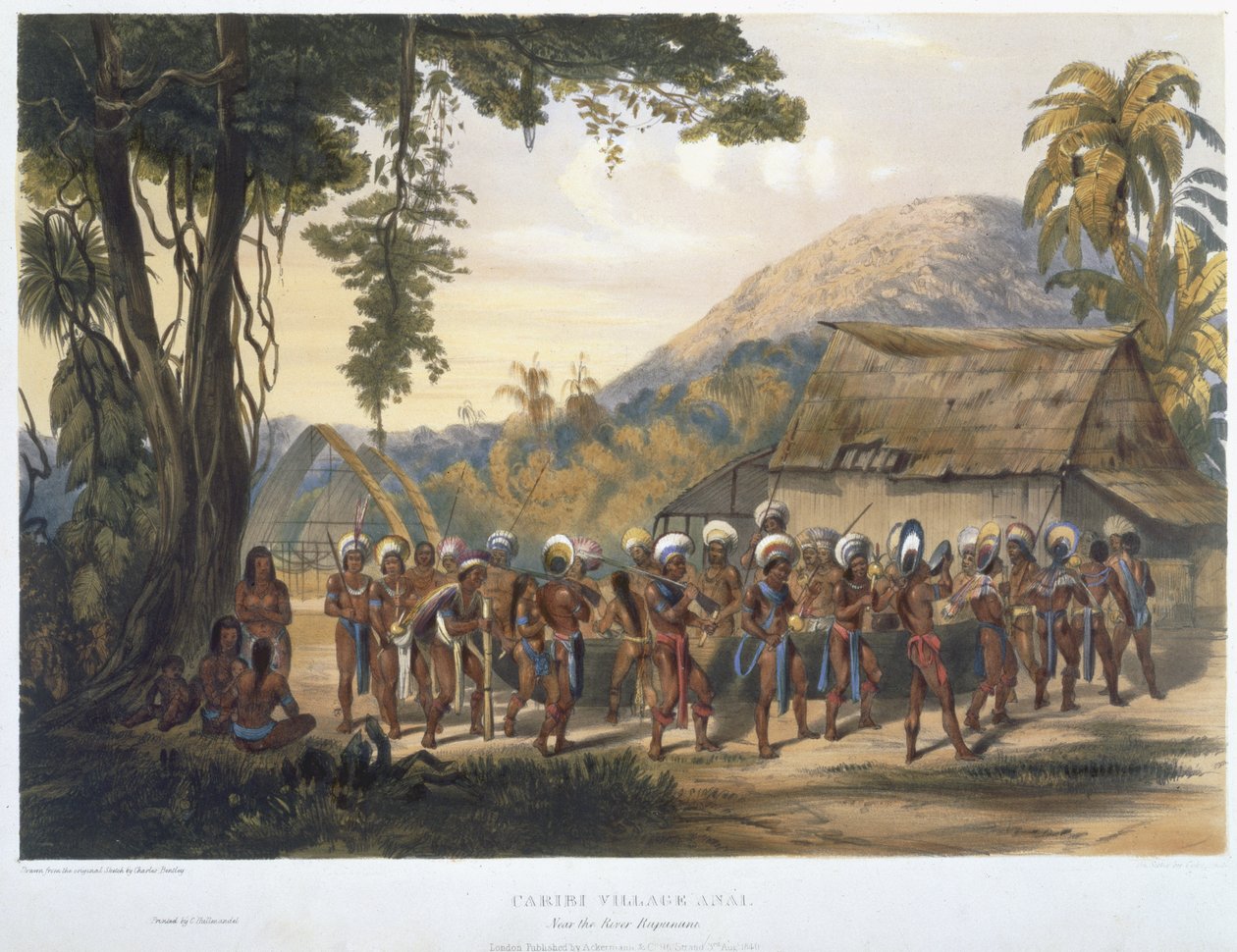 Village Caribi Anai, près de la rivière Rupununi, de 