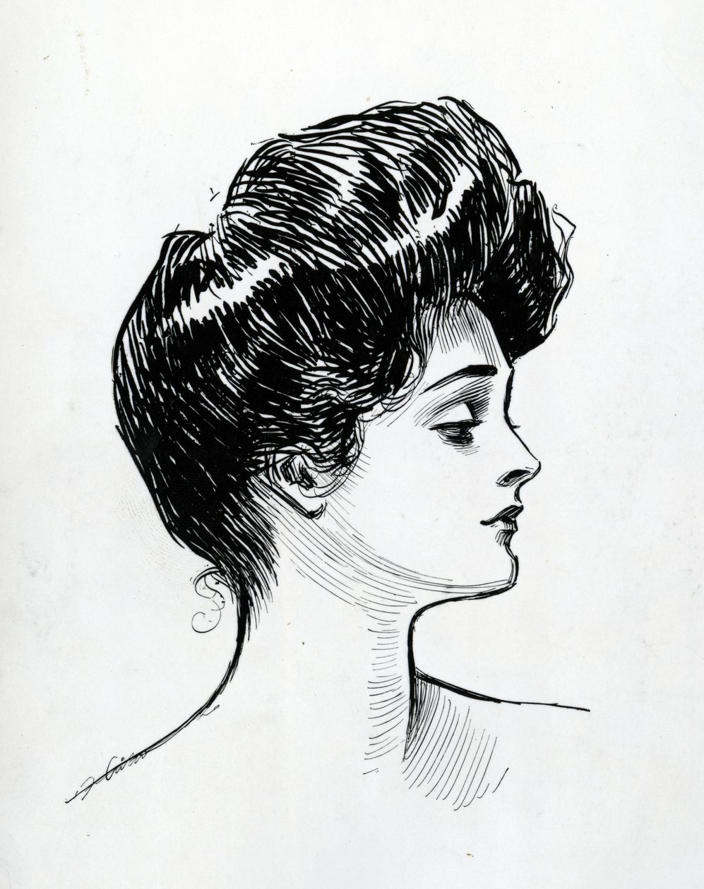 Une fille Gibson, 1902 - Charles Dana Gibson