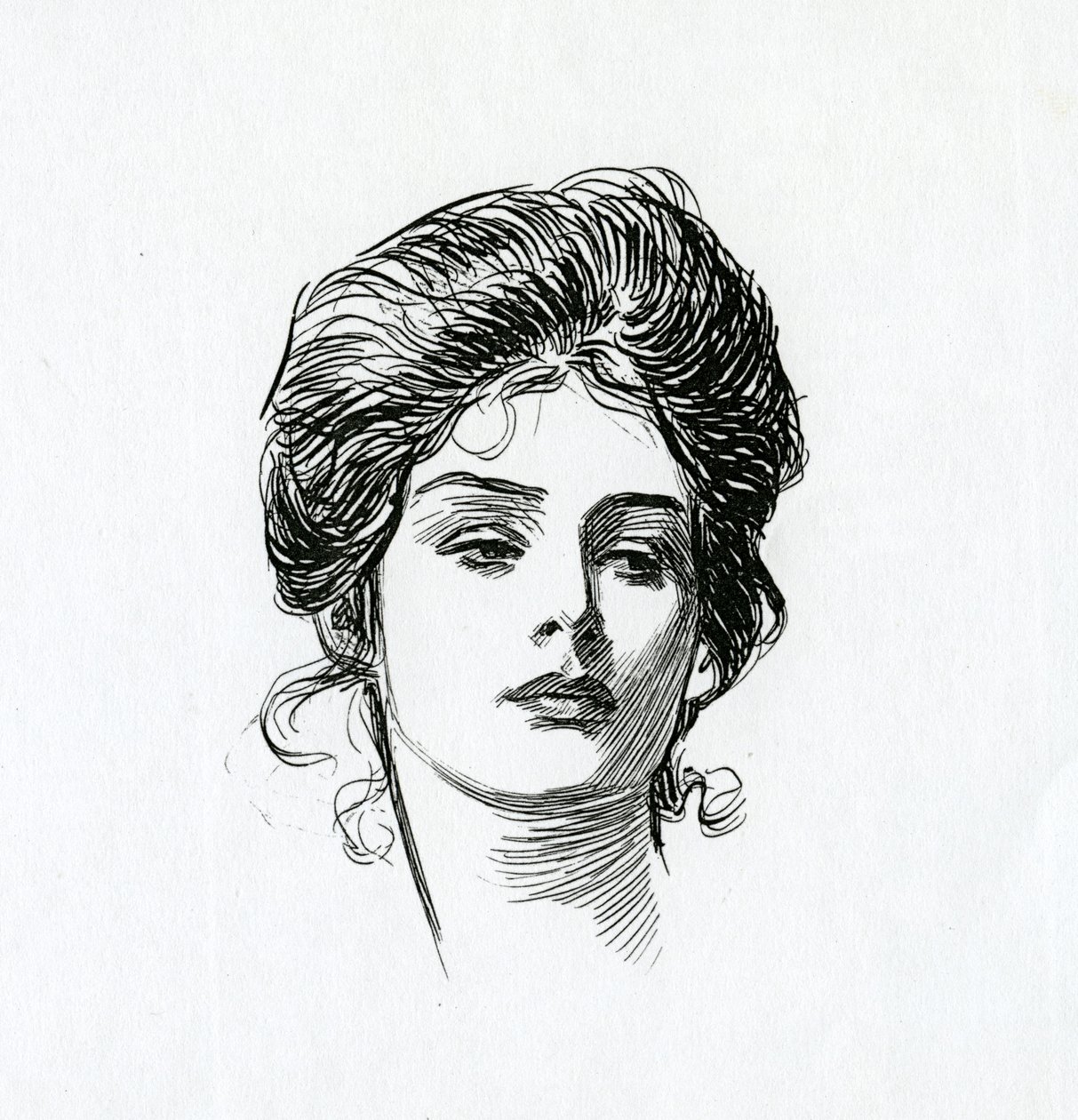 Une fille Gibson, vers 1902 - Charles Dana Gibson