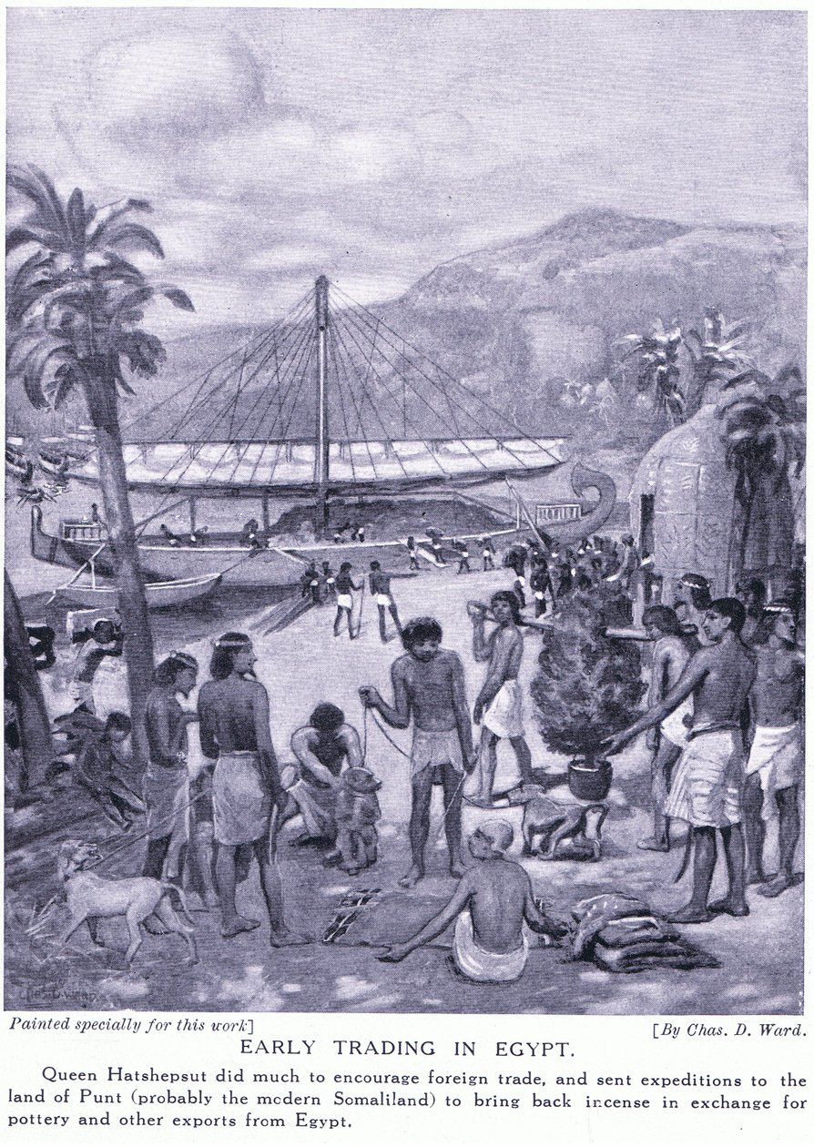 Commerce ancien en Égypte, vers 1920 - Charles Daniel Ward