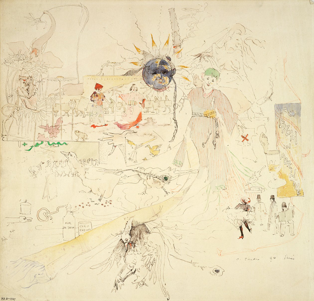 Un rêve en absinthe, 1890 - Charles Edward Conder