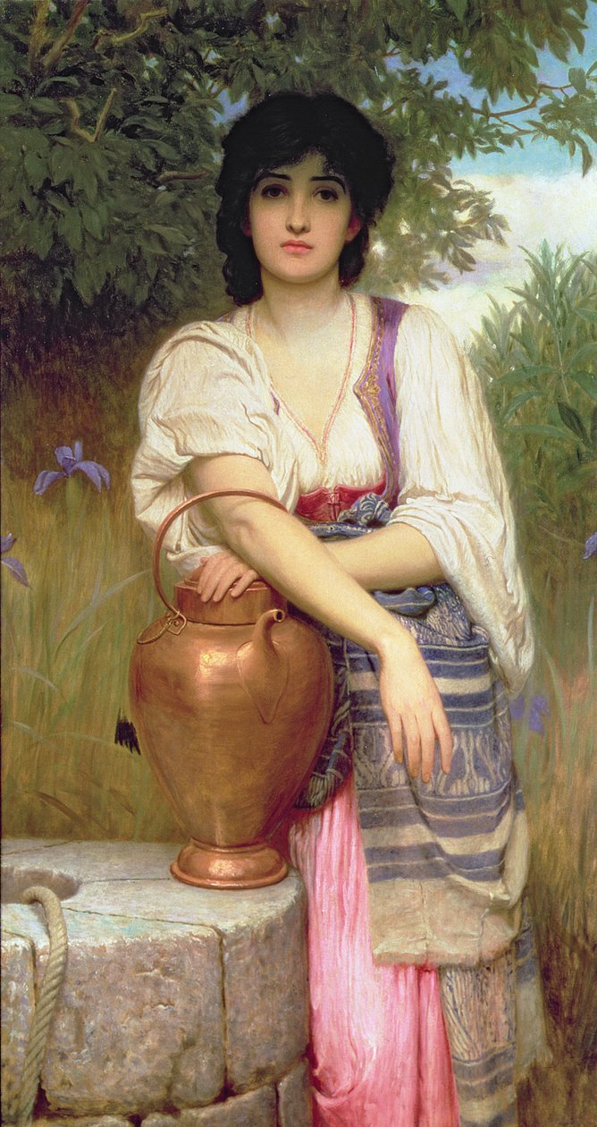 Au puits | Charles Edward Perugini | Estampe d'art