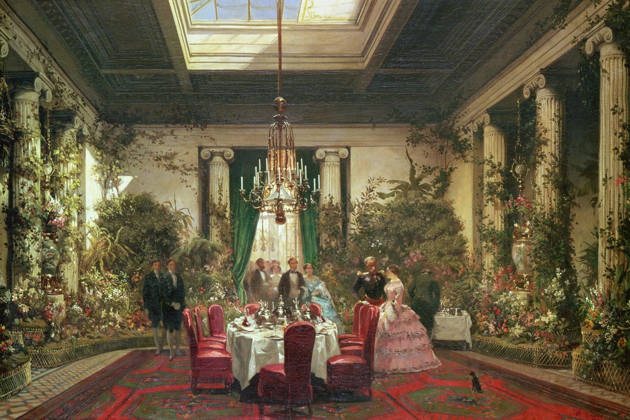 Salle à manger de la princesse Mathilde, rue de Courcelles, Paris - Charles Giraud