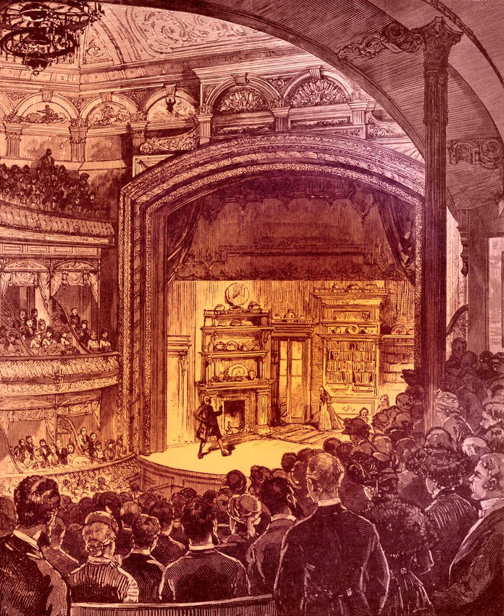Intérieur du théâtre de New York 1882 - Charles Graham