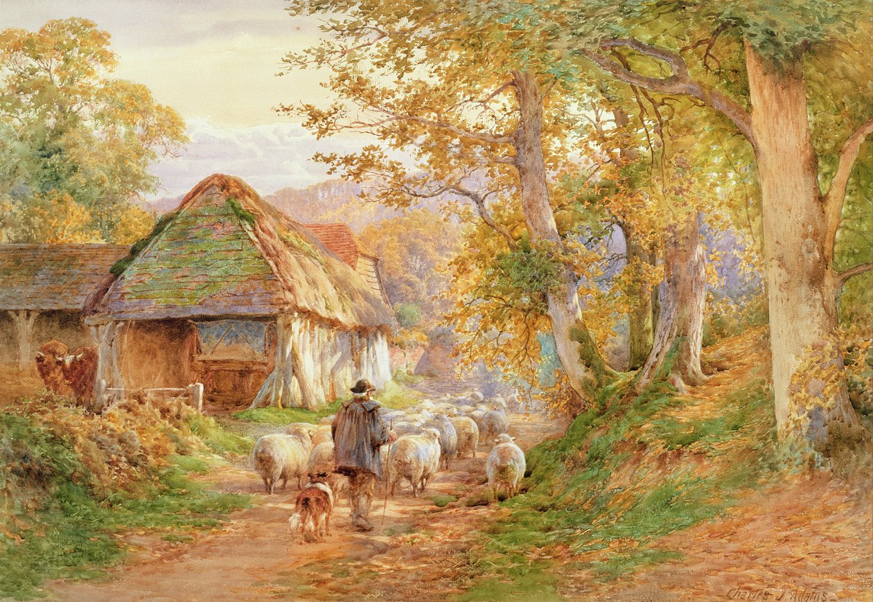 Retour au bercail - Charles James Adams