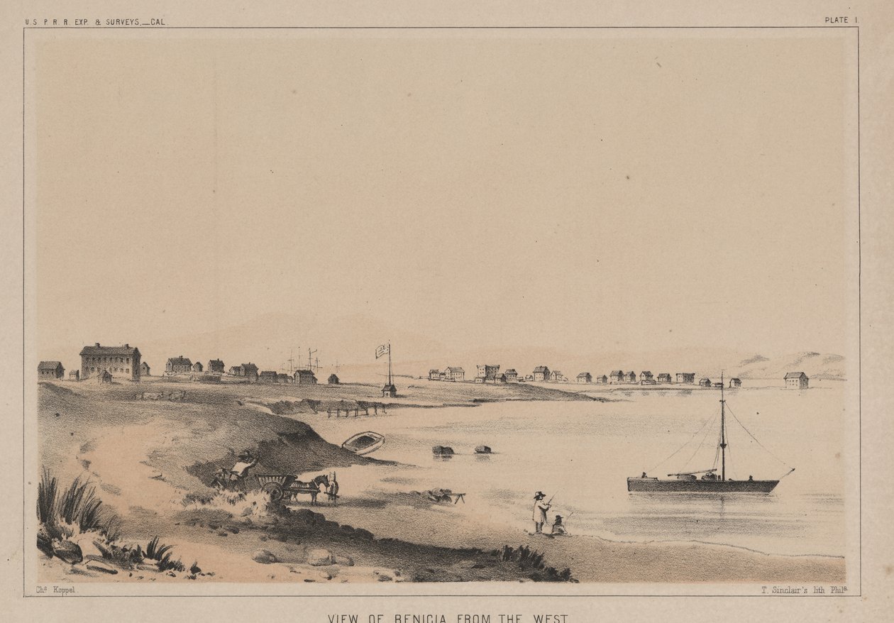 Vue de Benicia depuis l