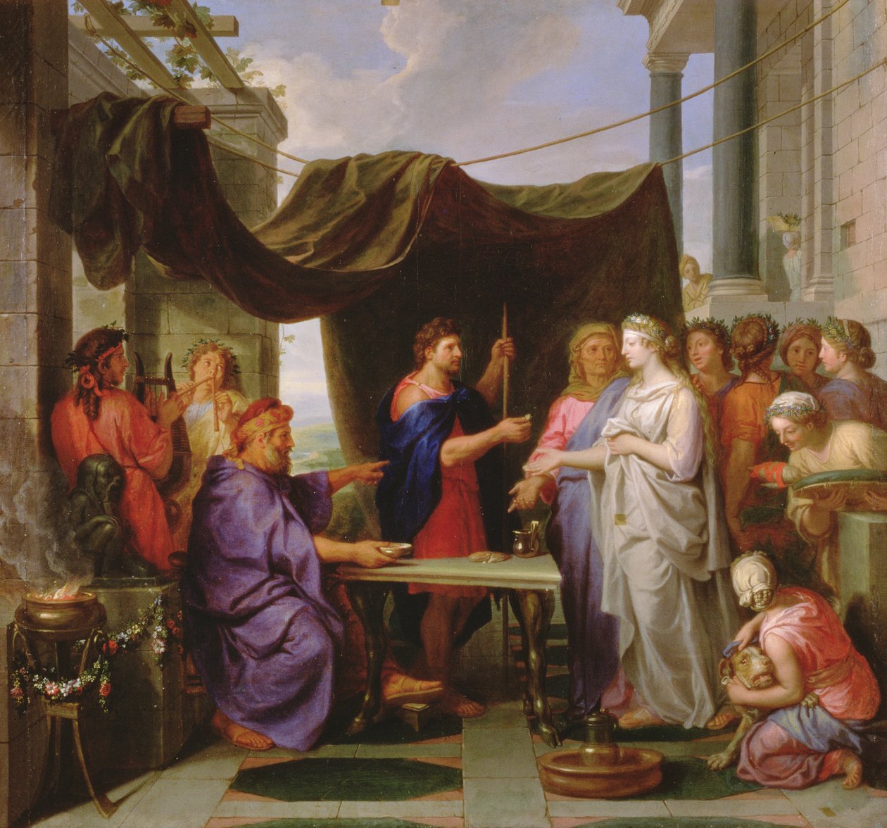 Le mariage de Moïse et Séphora (paire de 78385) - Charles Le Brun