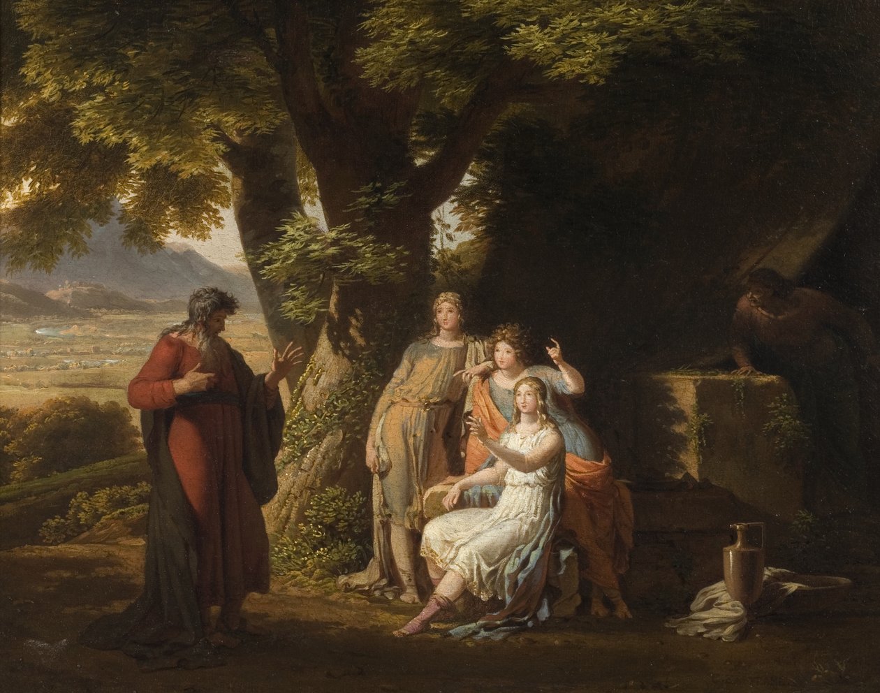 Moïse et les filles de Jéthro - Charles Lock Eastlake
