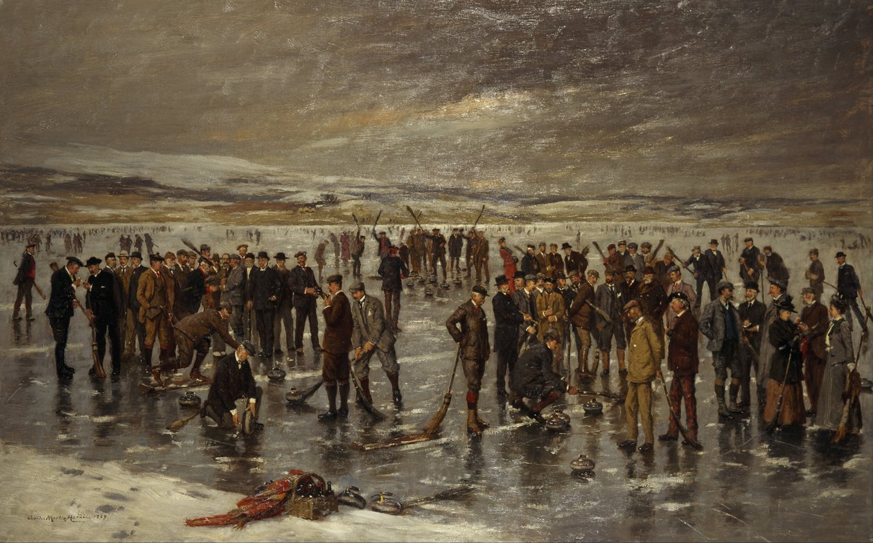 Curling à Carsebreck - Charles Martin Hardie