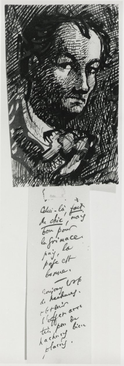 Autoportrait - Charles Pierre Baudelaire
