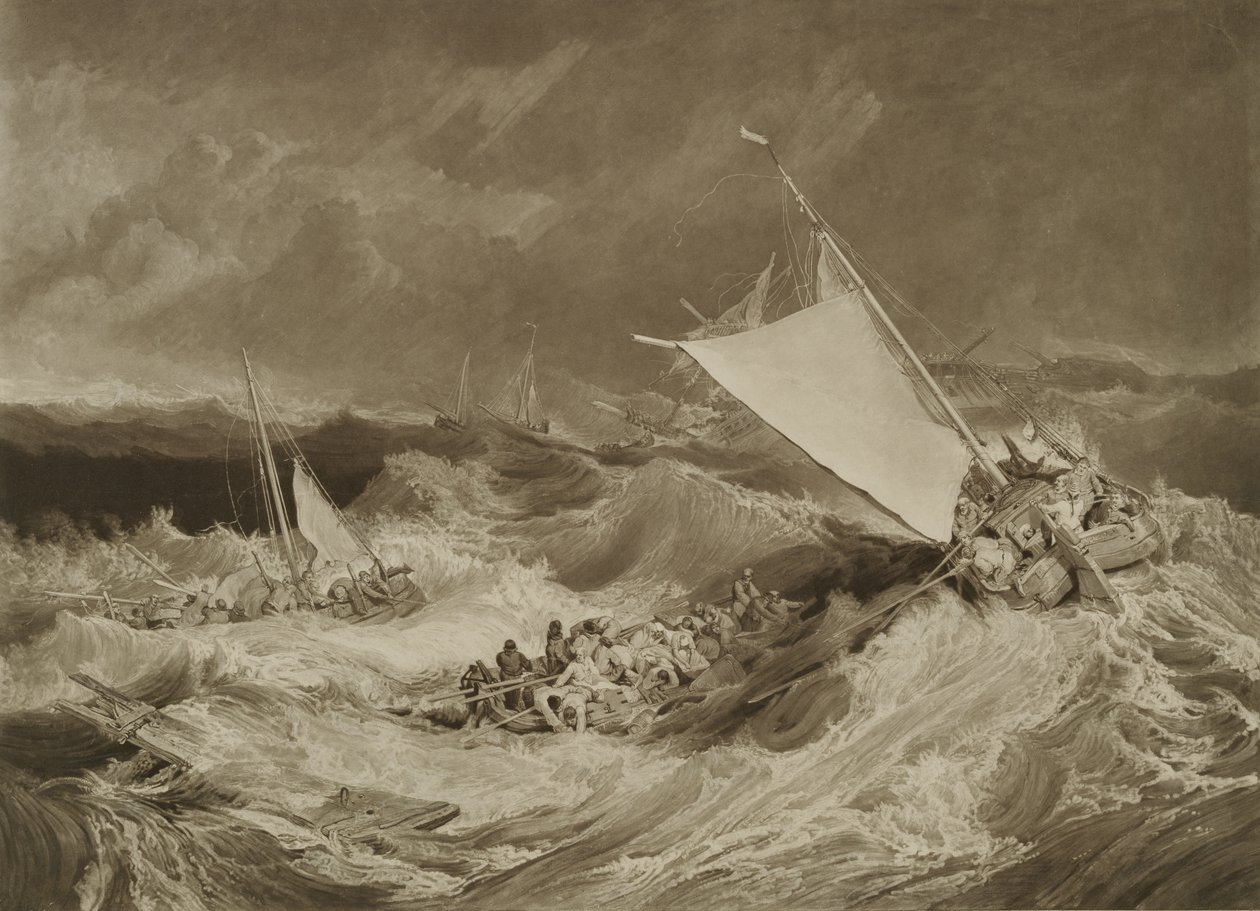 Un naufrage, 1806 - Charles Yardley Turner