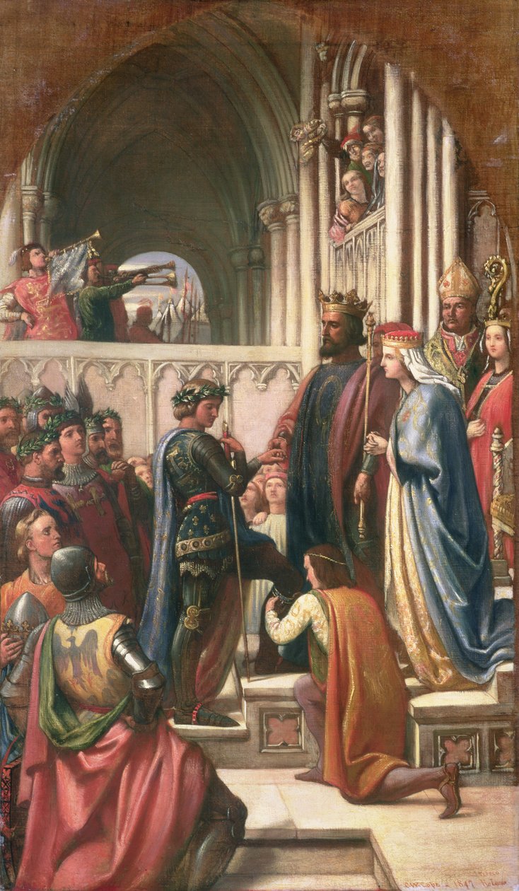 Édouard III conférant l