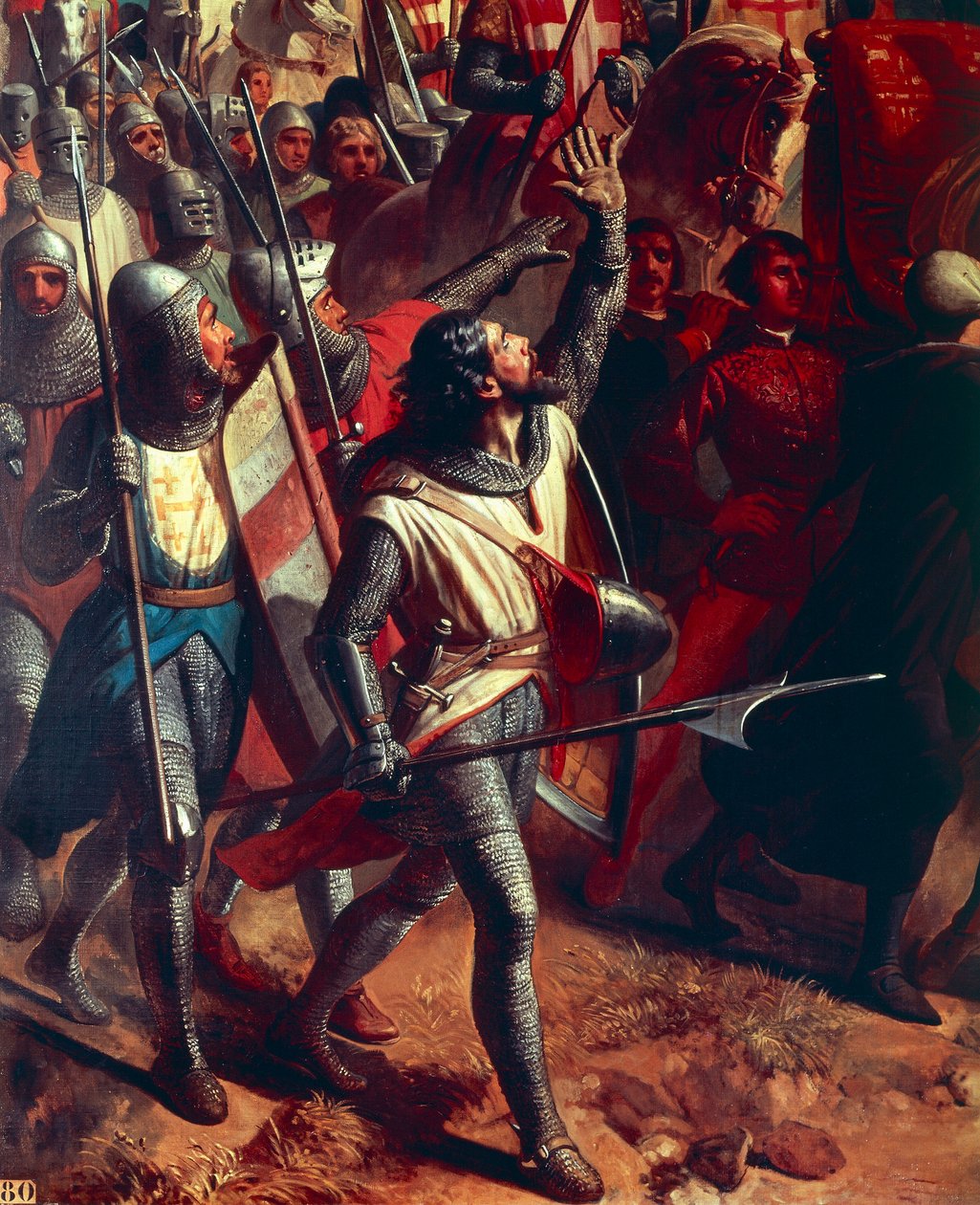 La bataille de Montgisard 1177, détail d