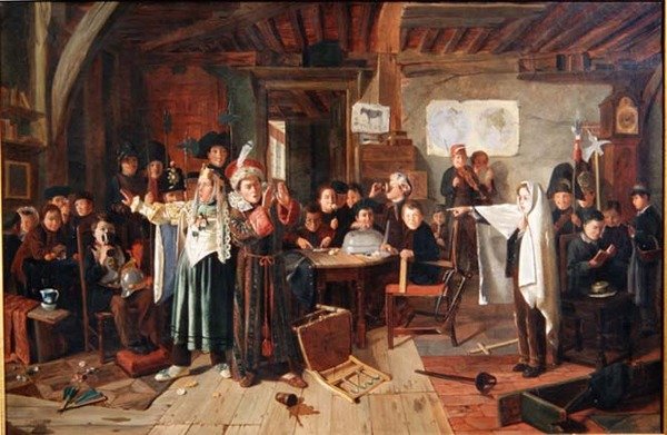 La Mascarade, c.1855 - Charles Hunt