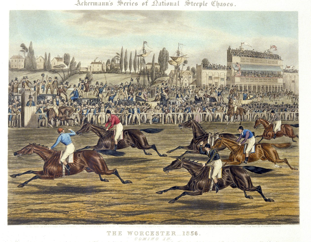 Le Worcester : Entrée, gravé par Charles Hunt - Charles Hunt