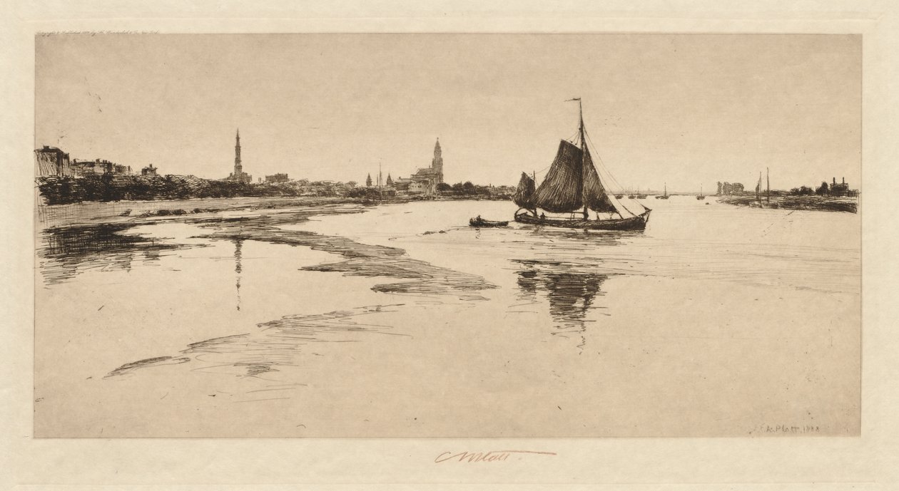 Arnheim sur le Rhin - Charles Adams Platt