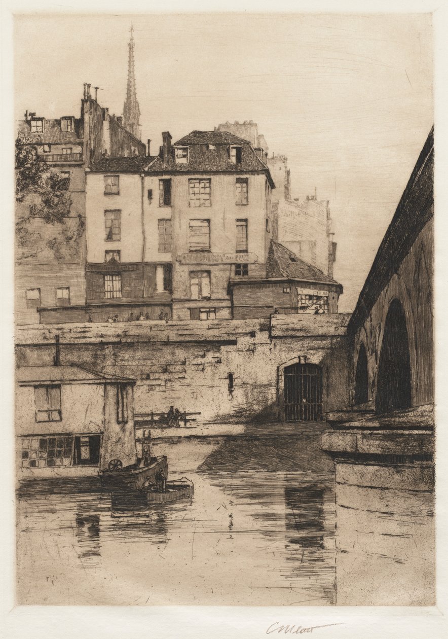 Quai des Orfèvres, Paris, 1886 - Charles Adams Platt