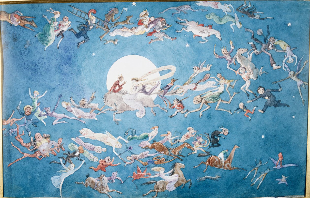 Une Danse autour de la Lune - Charles Altamont Doyle