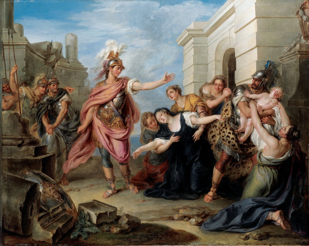 Andromaque et Pyrrhus - Charles Antoine Coypel