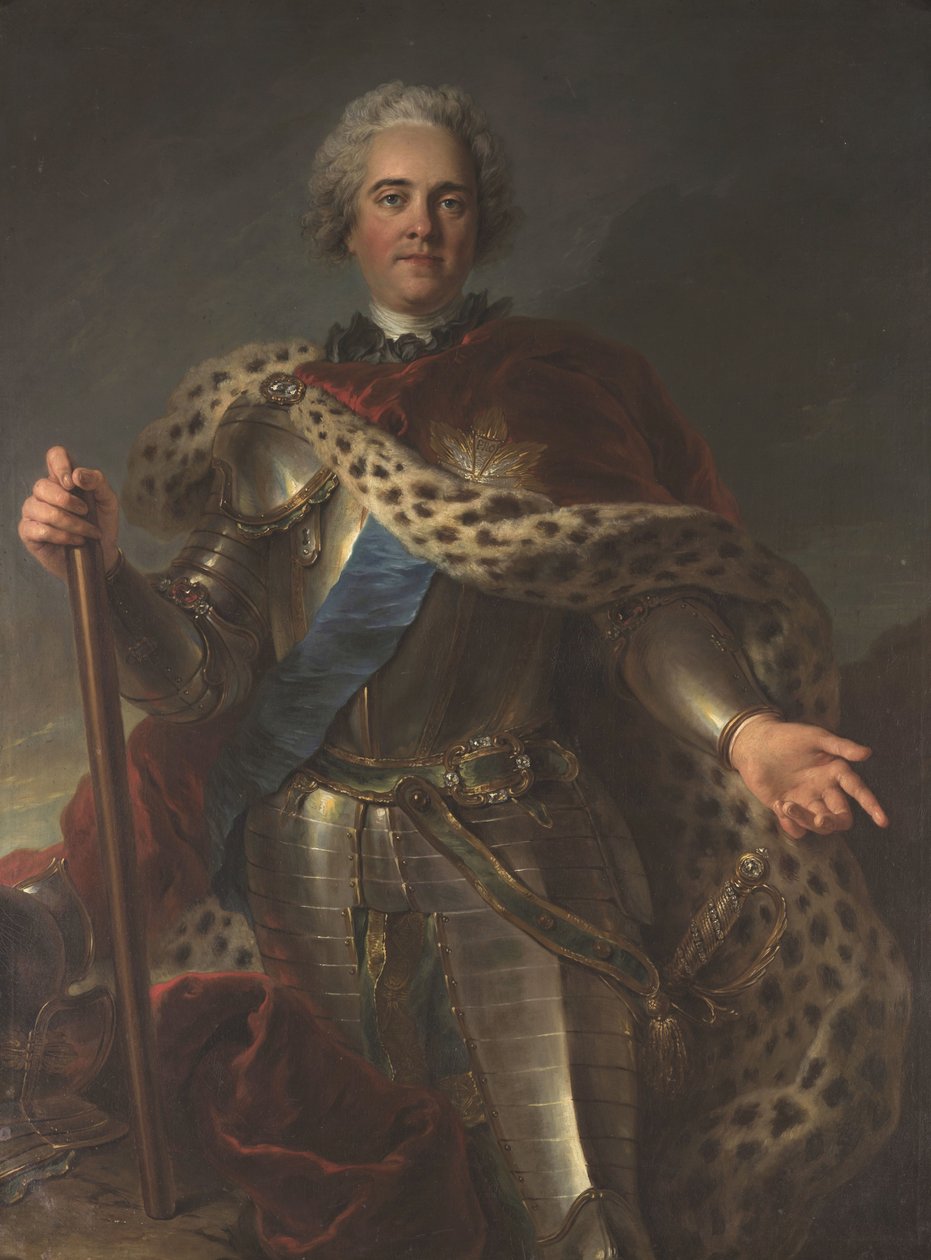 Portrait de Maurice de Saxe 1696-1750, maréchal de France, vers 1735-1739 - Charles Antoine Coypel