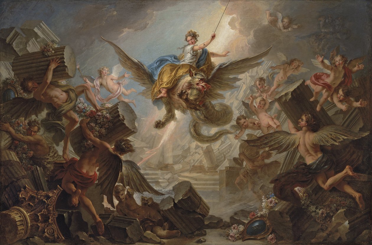 La destruction du palais d