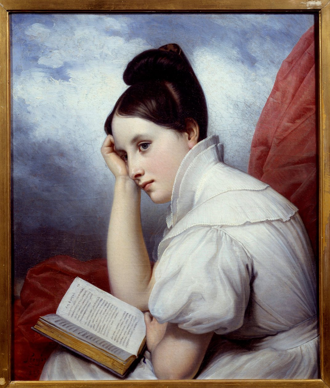 La lampe de lecture - Charles Auguste Steuben
