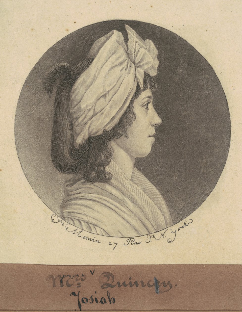 Eliza Susan Morton Quincy - Charles B. J. Févret de Saint Mémin
