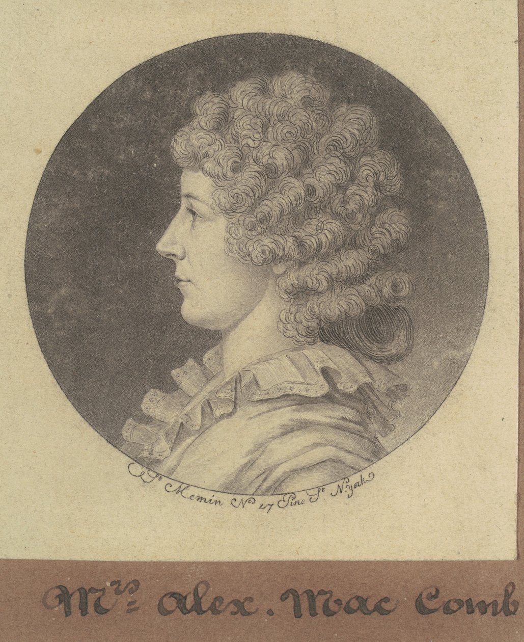 Janette Marshall Macomb - Charles B. J. Févret de Saint Mémin