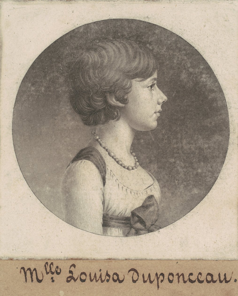Louisa DuPonceau - Charles B. J. Févret de Saint Mémin