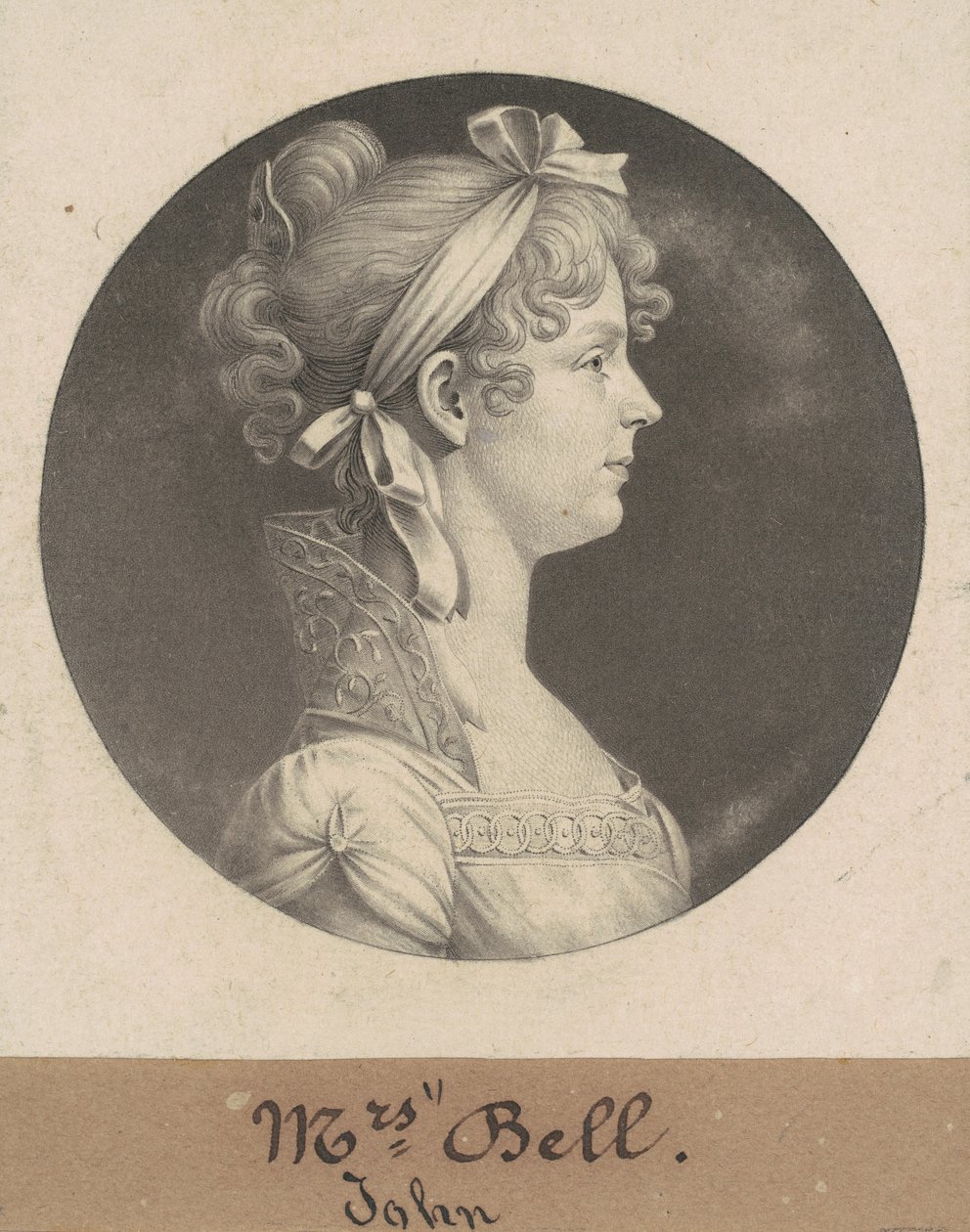 Mary Ann Walker Bell - Charles B. J. Févret de Saint Mémin