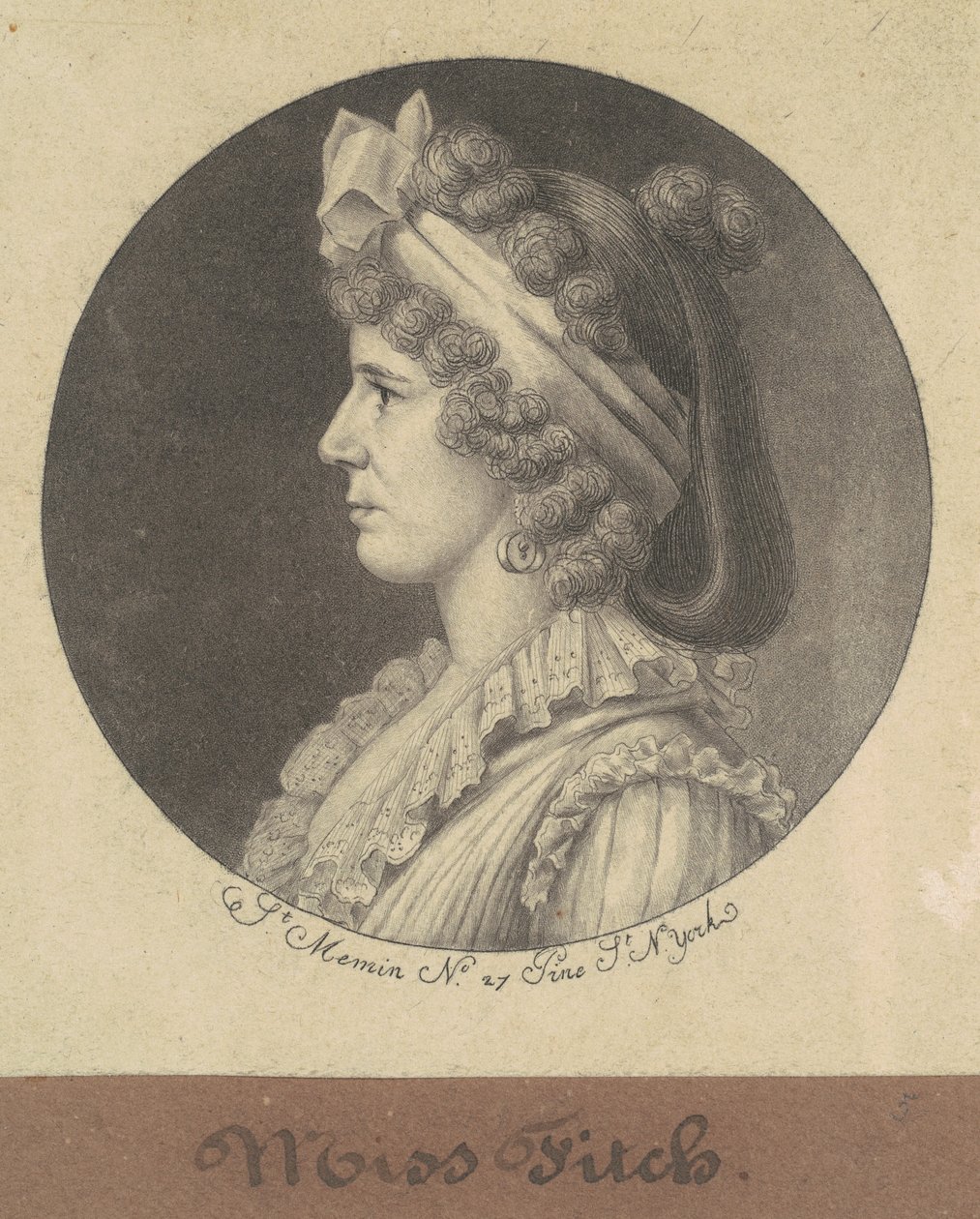 Mlle Fitch - Charles B. J. Févret de Saint Mémin