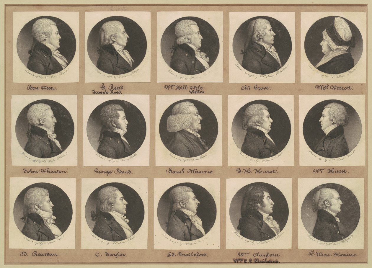 Collection de portraits de Saint-Mémin, Groupe 11 - Charles B. J. Févret de Saint Mémin