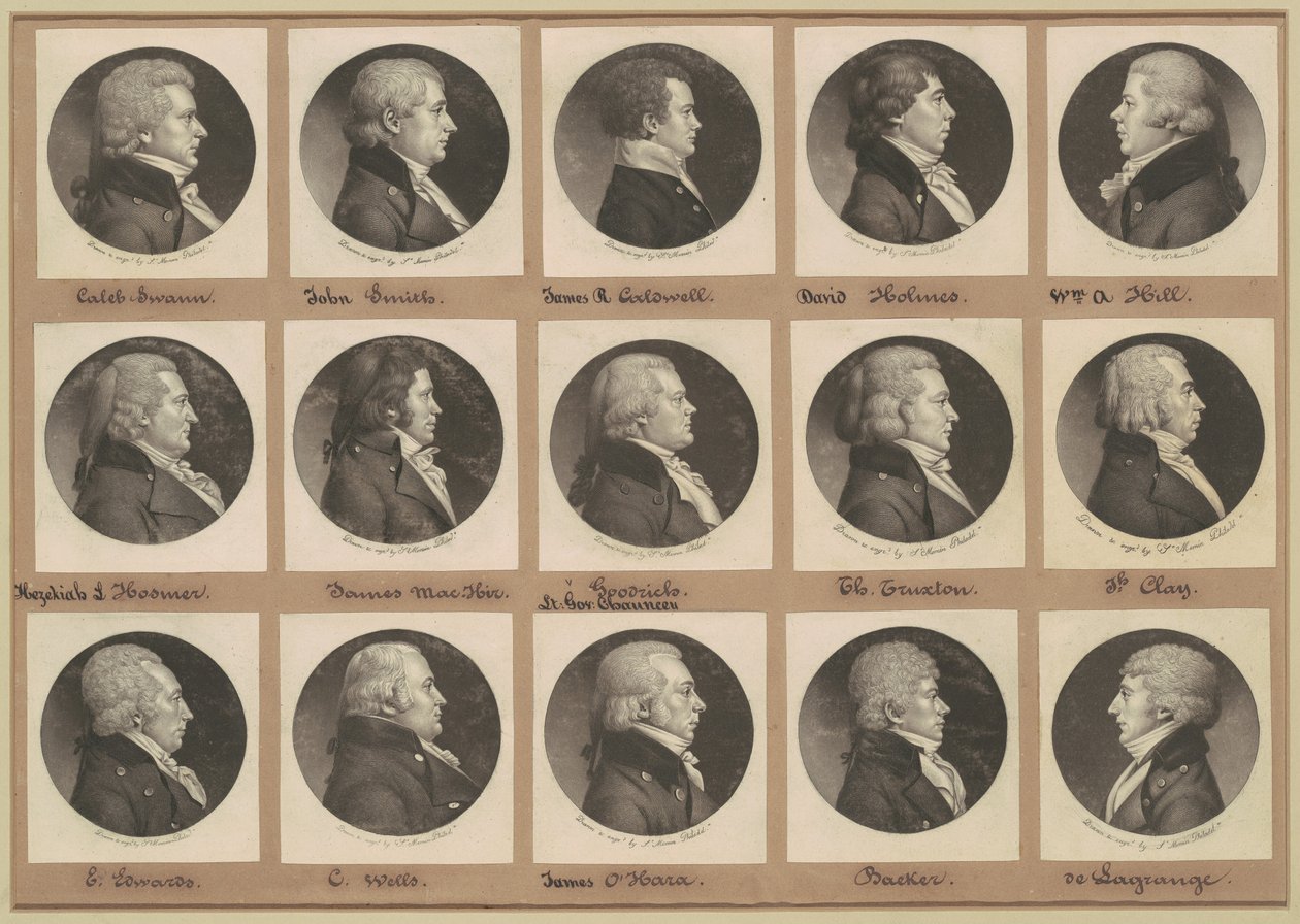 Collection de portraits de Saint-Mémin, Groupe 13 - Charles B. J. Févret de Saint Mémin
