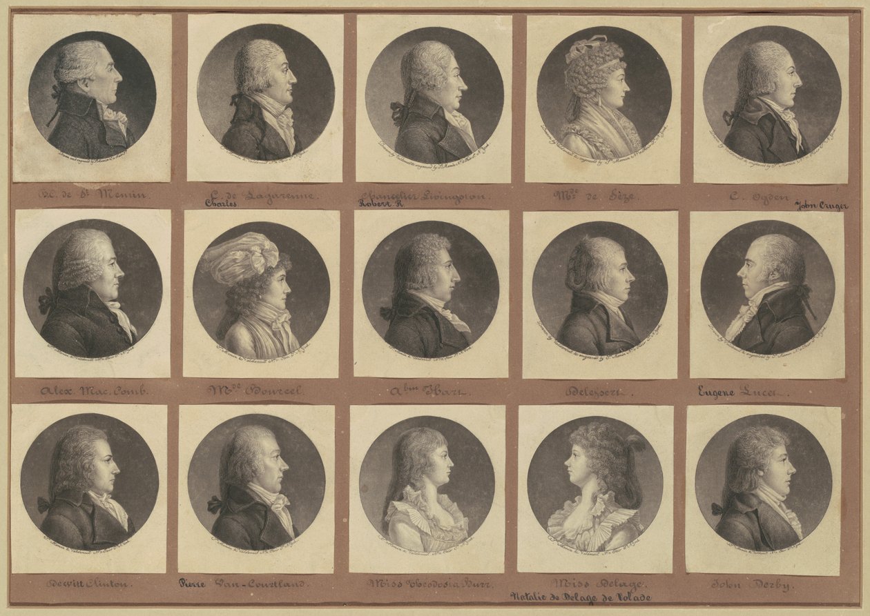Collection de portraits de Saint-Mémin, Groupe 1 - Charles B. J. Févret de Saint Mémin