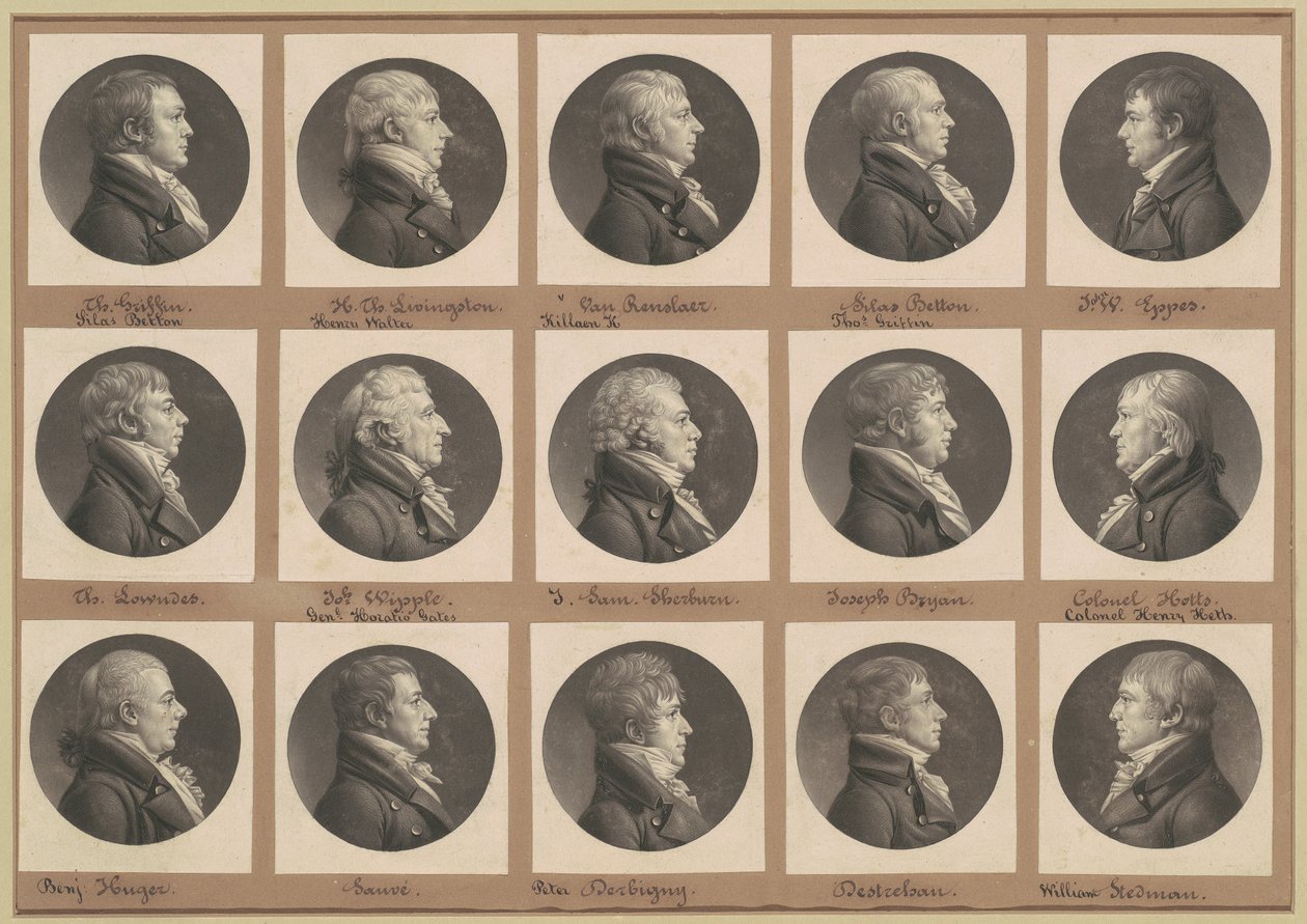 Collection de portraits de Saint-Mémin, Groupe 32 - Charles B. J. Févret de Saint Mémin