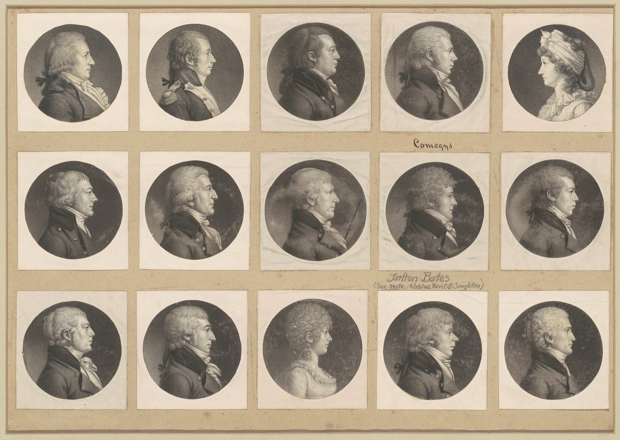 Collection de portraits de Saint-Mémin, Groupe 53 - Charles B. J. Févret de Saint Mémin