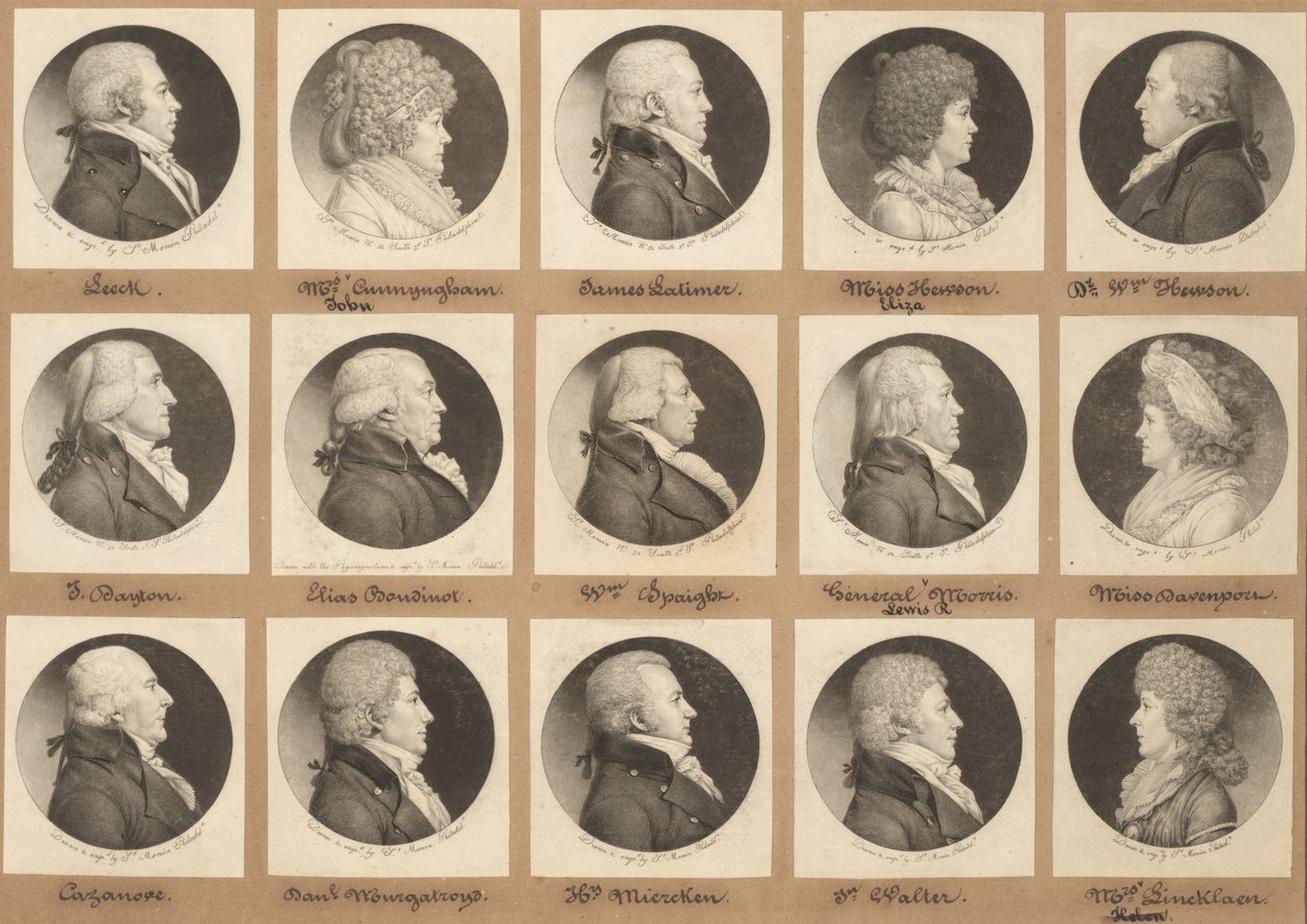 Collection de portraits de Saint-Mémin, Groupe 9 - Charles B. J. Févret de Saint Mémin